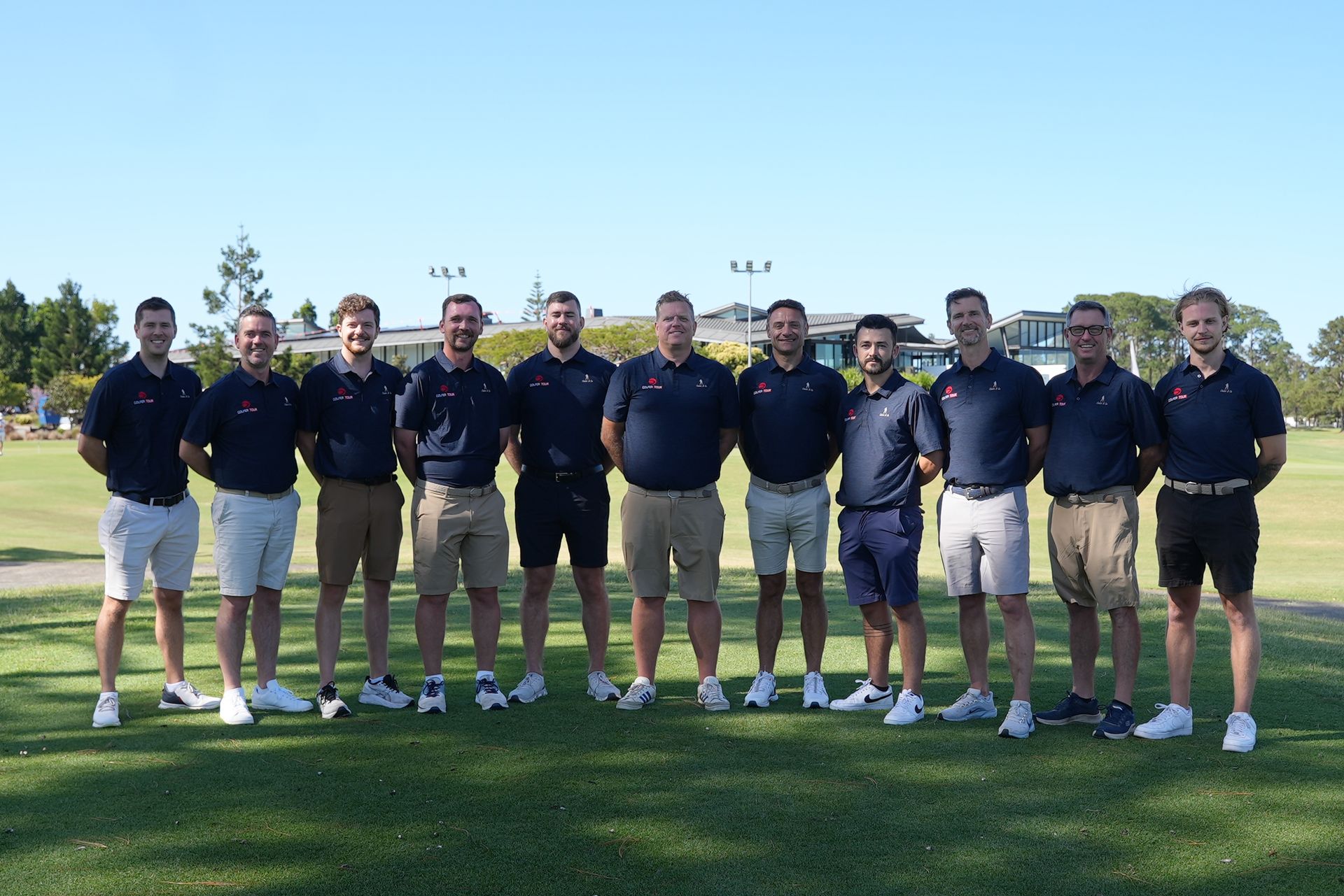 The Golfer Tour team on course